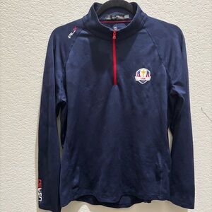 RLX Ralph Lauren Navy Blue Polo Shirt